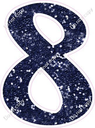 CU 23.5" Individuals - Navy Blue Sparkle 8