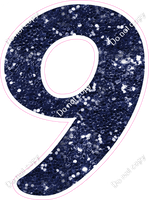 CU 23.5" Individuals - Navy Blue Sparkle 9