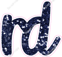 CU 23.5" Individuals - Navy Blue Sparkle RD