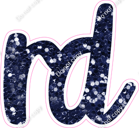 CU 23.5" Individuals - Navy Blue Sparkle RD