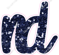 CU 23.5" Individuals - Navy Blue Sparkle ND