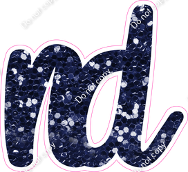 CU 23.5" Individuals - Navy Blue Sparkle ND