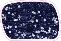 CU 23.5" Individuals - Navy Blue Sparkle Dash