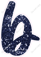 CU 23.5" Individuals - Navy Blue Sparkle b