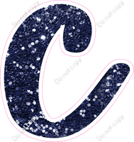 CU 23.5" Individuals - Navy Blue Sparkle c