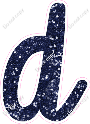 CU 23.5" Individuals - Navy Blue Sparkle d
