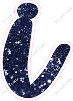 CU 23.5" Individuals - Navy Blue Sparkle i