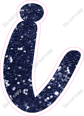 CU 23.5" Individuals - Navy Blue Sparkle i