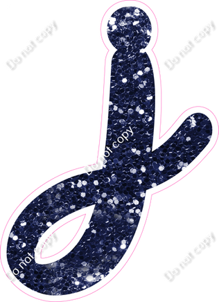 CU 23.5" Individuals - Navy Blue Sparkle j