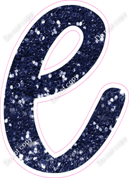 CU 23.5" Individuals - Navy Blue Sparkle l