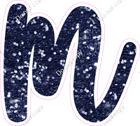 CU 23.5" Individuals - Navy Blue Sparkle m