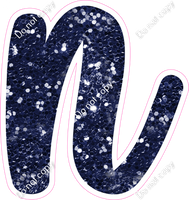 CU 23.5" Individuals - Navy Blue Sparkle n