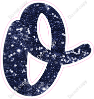 CU 23.5" Individuals - Navy Blue Sparkle o
