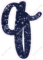CU 23.5" Individuals - Navy Blue Sparkle q