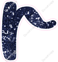 CU 23.5" Individuals - Navy Blue Sparkle r