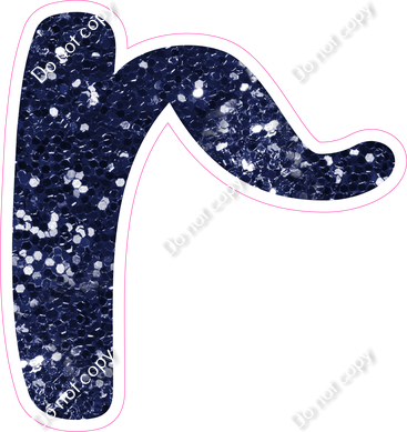 CU 23.5" Individuals - Navy Blue Sparkle r