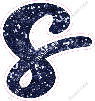 CU 23.5" Individuals - Navy Blue Sparkle s