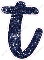 CU 23.5" Individuals - Navy Blue Sparkle t