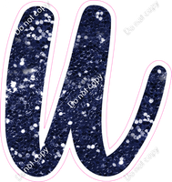 CU 23.5" Individuals - Navy Blue Sparkle u