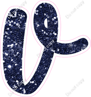 CU 23.5" Individuals - Navy Blue Sparkle v