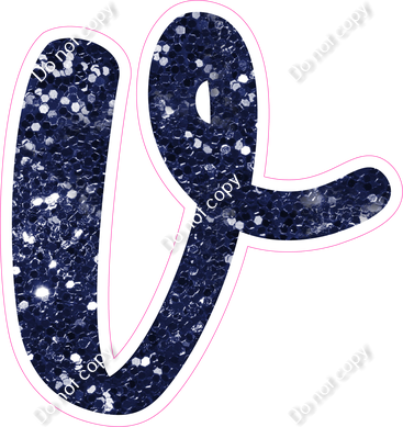CU 23.5" Individuals - Navy Blue Sparkle v