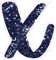 CU 23.5" Individuals - Navy Blue Sparkle x