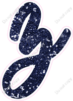 CU 23.5" Individuals - Navy Blue Sparkle z