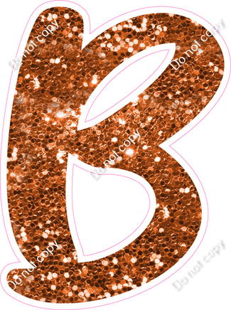 CU 23.5" Individuals - Orange Sparkle B