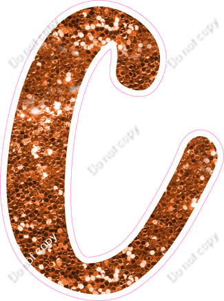 CU 23.5" Individuals - Orange Sparkle C