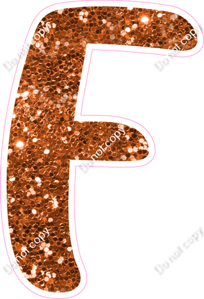 CU 23.5" Individuals - Orange Sparkle F