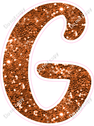 CU 23.5" Individuals - Orange Sparkle G