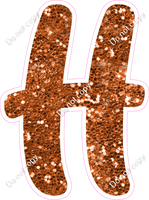 CU 23.5" Individuals - Orange Sparkle H