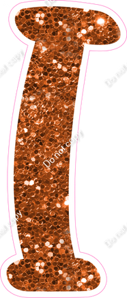 CU 23.5" Individuals - Orange Sparkle I