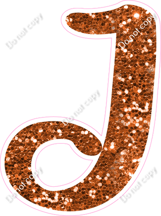 CU 23.5" Individuals - Orange Sparkle J