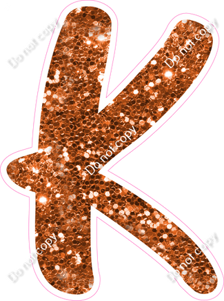 CU 23.5" Individuals - Orange Sparkle K