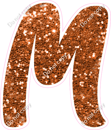 CU 23.5" Individuals - Orange Sparkle M