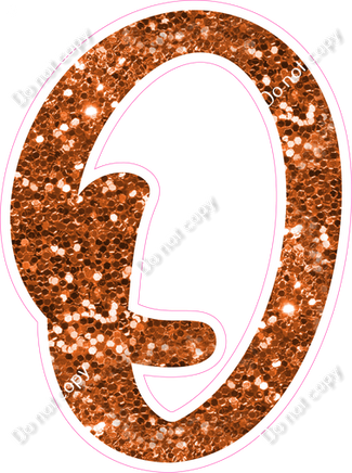 CU 23.5" Individuals - Orange Sparkle O