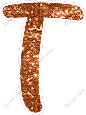 CU 23.5" Individuals - Orange Sparkle T