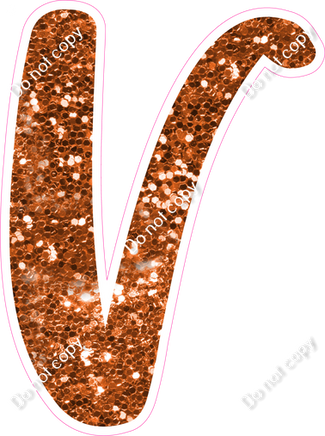 CU 23.5" Individuals - Orange Sparkle V