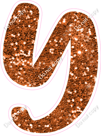 CU 23.5" Individuals - Orange Sparkle Y