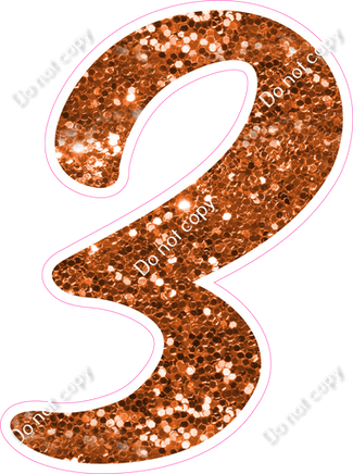 CU 23.5" Individuals - Orange Sparkle 3