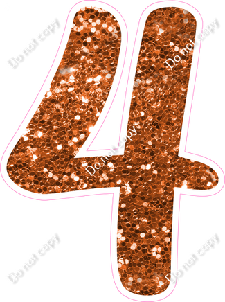 CU 23.5" Individuals - Orange Sparkle 4