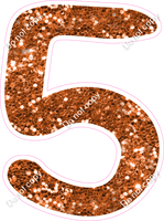 CU 23.5" Individuals - Orange Sparkle 5