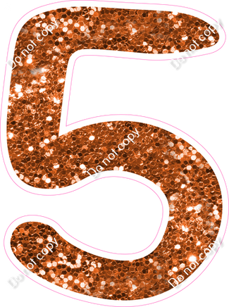 CU 23.5" Individuals - Orange Sparkle 5