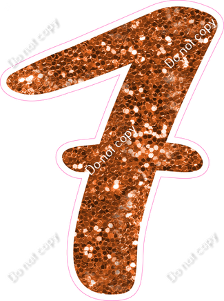 CU 23.5" Individuals - Orange Sparkle 7