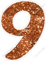 CU 23.5" Individuals - Orange Sparkle 9