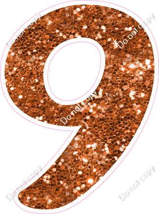 CU 23.5" Individuals - Orange Sparkle 9