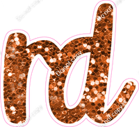 CU 23.5" Individuals - Orange Sparkle RD