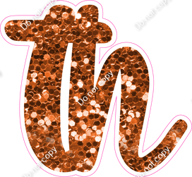 CU 23.5" Individuals - Orange Sparkle TH