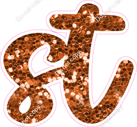 CU 23.5" Individuals - Orange Sparkle ST